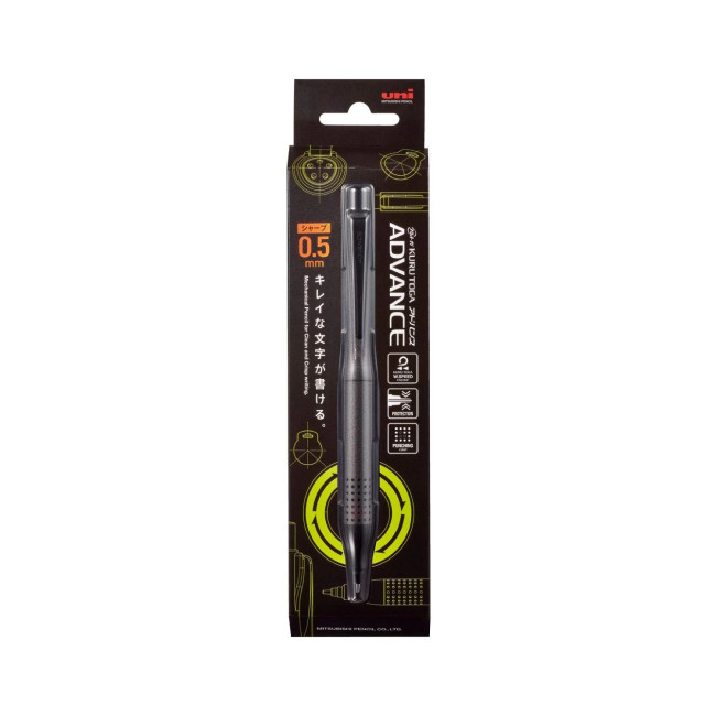 Механический карандаш Uni Kuru Toga Advance Upgrade Gun Metallic