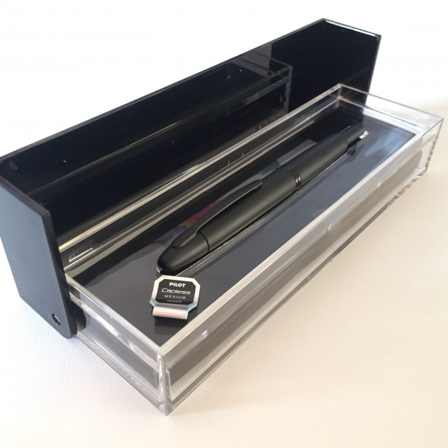 Перьевая ручка Pilot Capless Matte Black Черная матовая с выдвижным пером