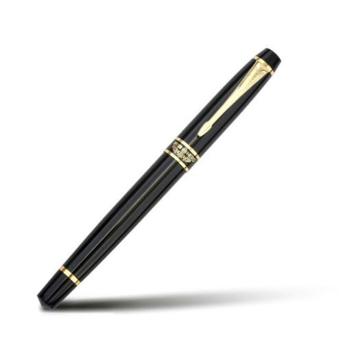 Перьевая ручка Hero 7032/1501 Черная в металлическом корпусе