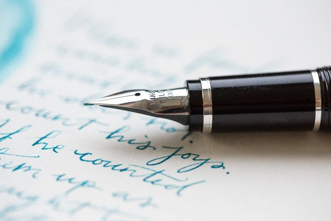 Перова ручка Pilot Metal Falcon Чорна в металевому корпусі з м'яким пером