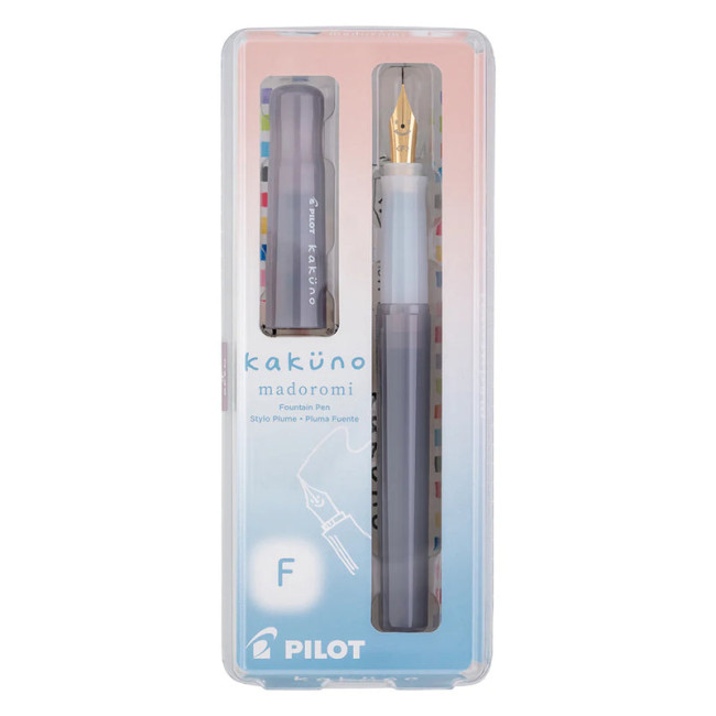 Перьевая ручка Pilot Kakuno Pen Madoromi Series Brown
