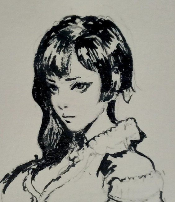 Рисунок одного из наших клиентов ручкой Pentel Color Brush Рисунок одного из наших клиентов ручкой Pentel Color Brush