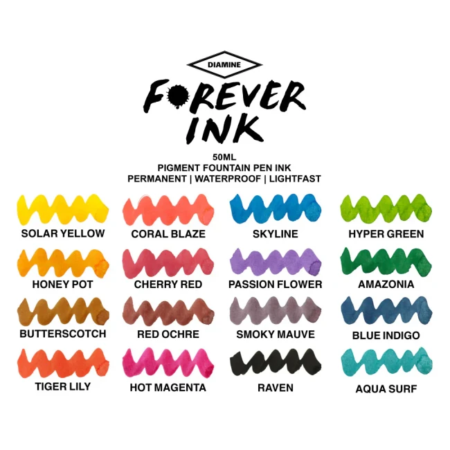 Пигментные чернила Diamine Forever Ink 50ml