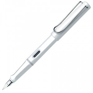 Перьевая ручка Lamy Safari, корпус белый Перьевая ручка Lamy Safari, корпус белый