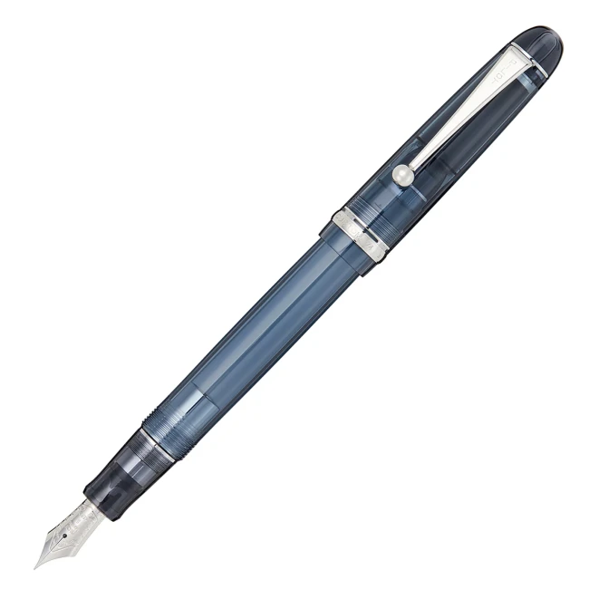 Перьевая ручка Pilot Custom 74 Transparent Blue Black с золотым пером