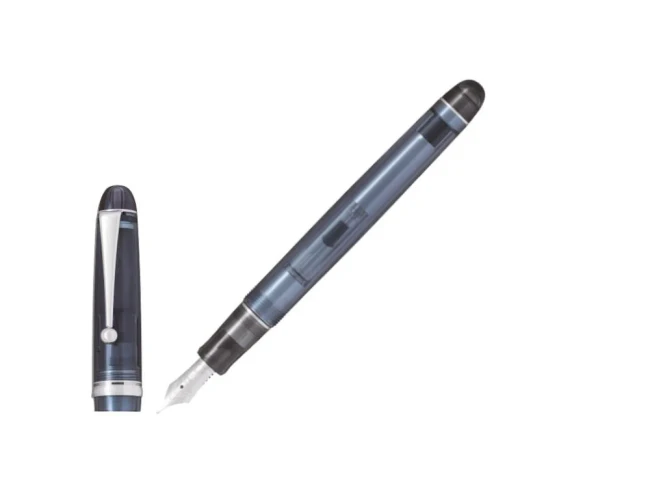 Перьевая ручка Pilot Custom 74 Transparent Blue Black с золотым пером