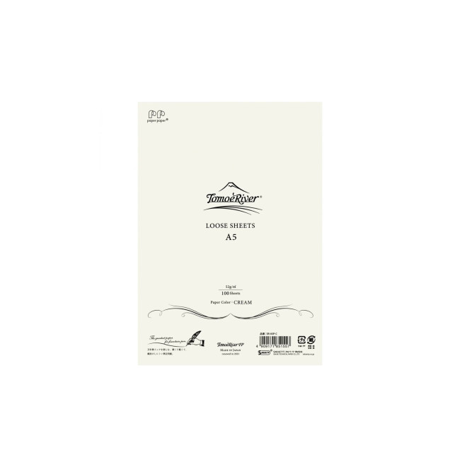 Бумага для перьевых ручек Tomoe River A5 Кремовая 100л