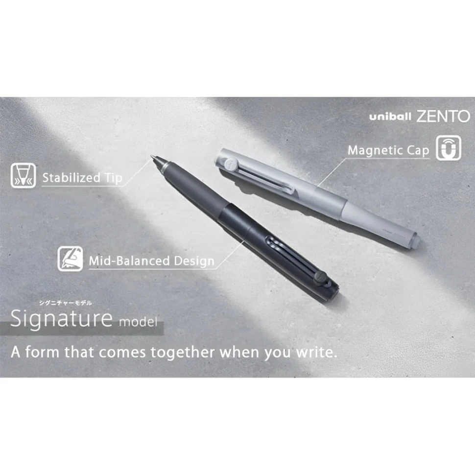 cck.com.ua ✒️ Гелевая ручка Uni-ball ZENTO Gel Pen - Signature