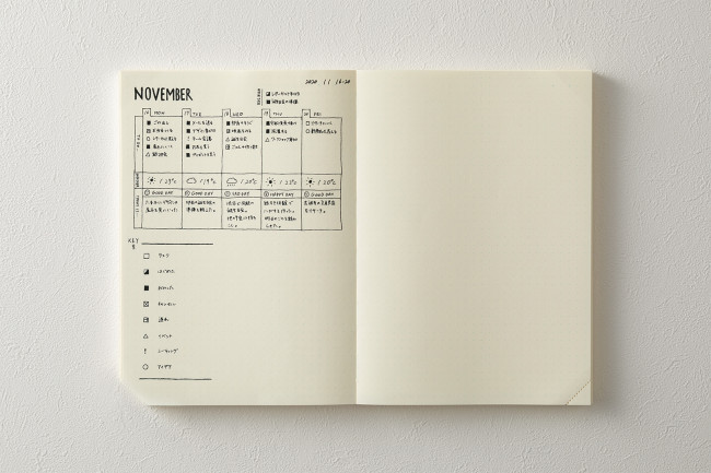 Блокнот Midori MD Notebook Journal A5 Codex День на странице