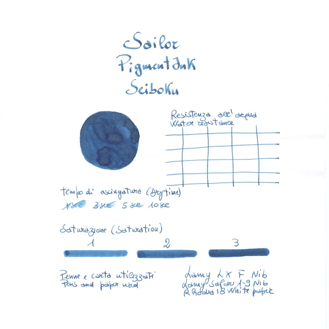 Картриджи Sailor Pigment Fountain Pen Cartridge Ink