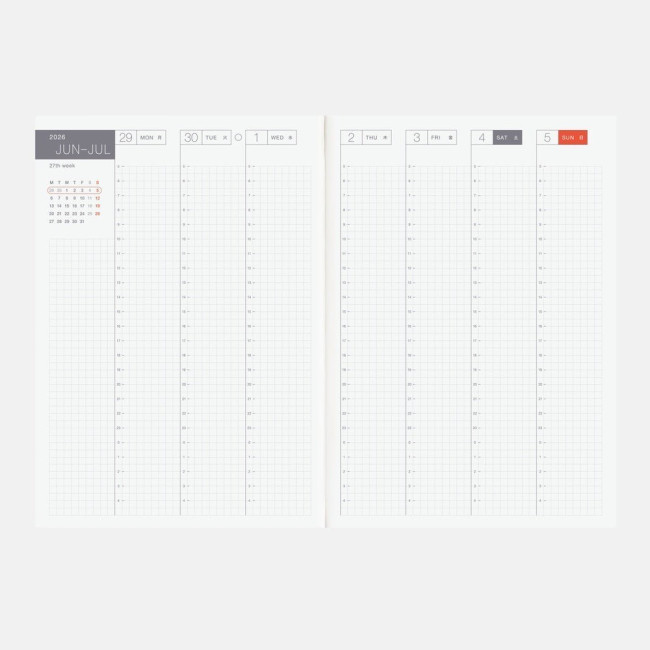 Ежедневник Hobonichi Techo Cousin Book 2026 A5 Английская версия Ежедневник Hobonichi Techo Cousin Book 2026 A5 Английская версия