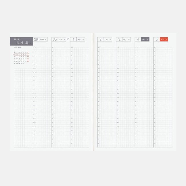 Діловий щоденник Hobonichi Techo Cousin Book 2026 A5 Анлійська версія Діловий щоденник Hobonichi Techo Cousin Book 2026 A5 Анлійська версія