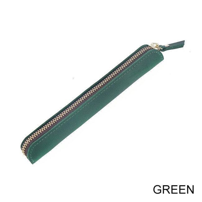 Кожаный чехол-сумка на молнии для одной ручки