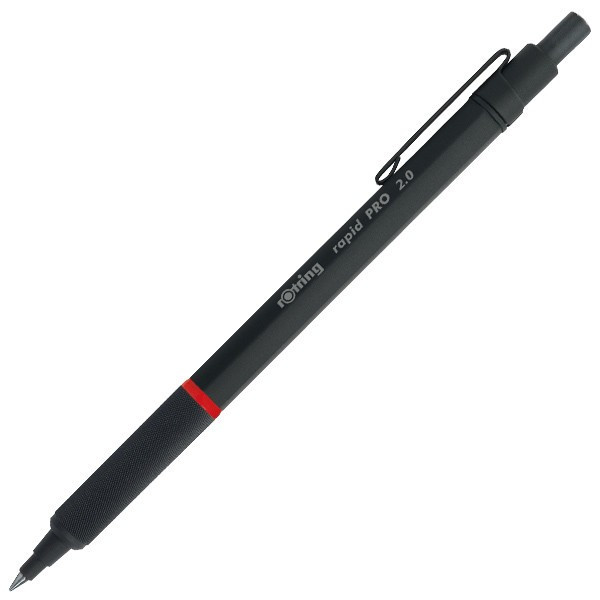 Механический карандаш Rotring Rapid Pro металлический Черный матовый