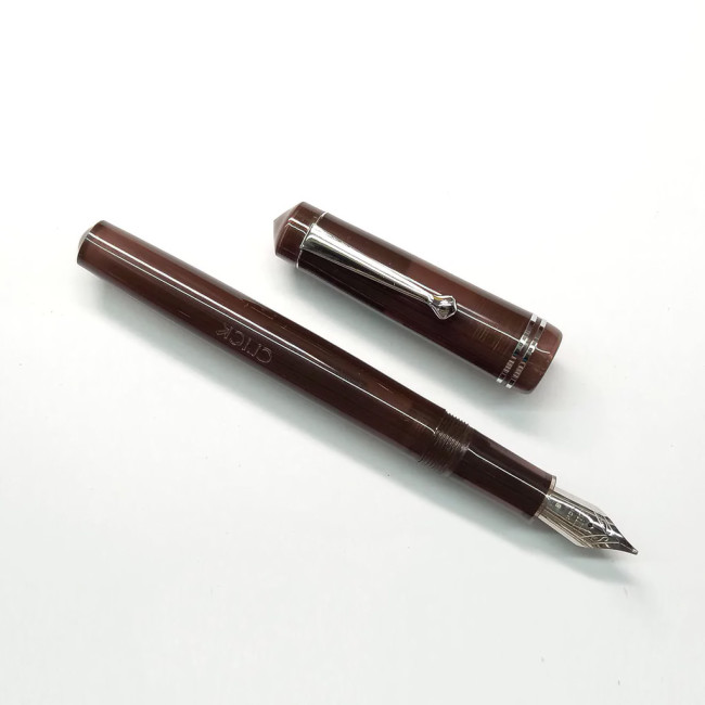 Перьевая ручка с гибким пером Click Aristocrat Smoke Black