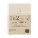Недатированный ежедневник Midori Hibino Free Diary A6 две страницы на день