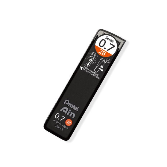 Грифелі 0.7 мм 40шт/уп Pentel Ain Stein Грифелі 0.7 мм 40шт/уп Pentel Ain Stein