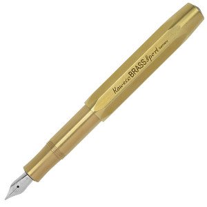 Перьевая ручка Kaweco Classic Sport Brass в корпусе из латуни Перьевая ручка Kaweco Classic Sport Brass в корпусе из латуни