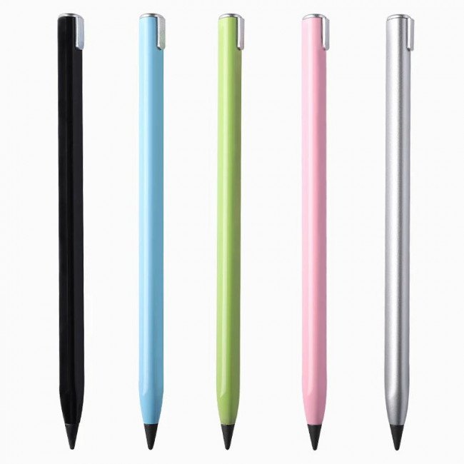 Вечный карандаш ярких цветов с корпусом из алюминия