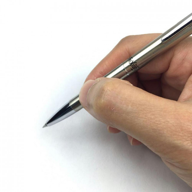 Ручка гелевая Pilot FriXion Ball Slim Biz Gel Pen - 0.38 mm тонкая ручка Frixion в металлическом корпусе