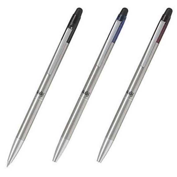 Ручка гелевая Pilot FriXion Ball Slim Biz Gel Pen - 0.38 mm тонкая ручка Frixion в металлическом корпусе