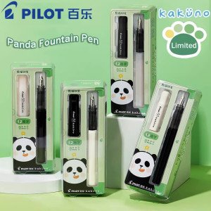Перьевая ручка Pilot Kakuno Pen Panda Limited Edition F Nib