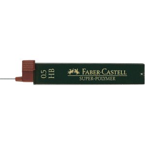 Грифели 0.5 мм 12шт Faber-Castell Super Polymer 