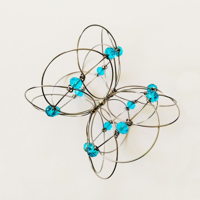 Развивающая антистресс игрушка «МЕТАМОРФОЗА 5 в 1» хрусталь бирюза