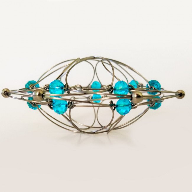 Развивающая антистресс игрушка «МЕТАМОРФОЗА 5 в 1» хрусталь бирюза