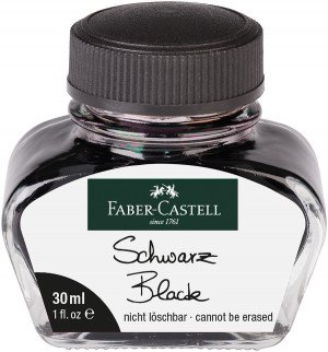 Чернила Faber-Castell Ink 30мл в стеклянном флаконе Чернила Faber-Castell Ink 30мл в стеклянном флаконе