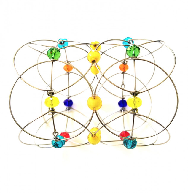 Развивающая антистресс игрушка «МЕТАМОРФОЗА 5 в 1» хрусталь семицветная