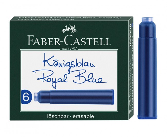 Картриджі інтернаціональні короткі Faber-Castell 6шт Картриджі інтернаціональні короткі Faber-Castell 6шт