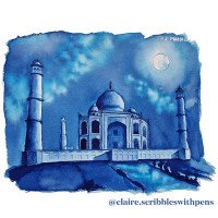 Taj Mahal (синий)