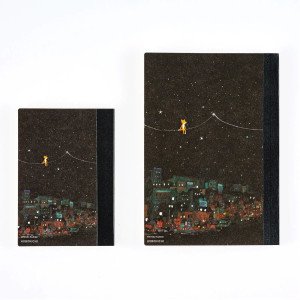 Блокнот Hobonichi Graph Notebook 3.7mm Grid 288p Another night of falling star sparklers