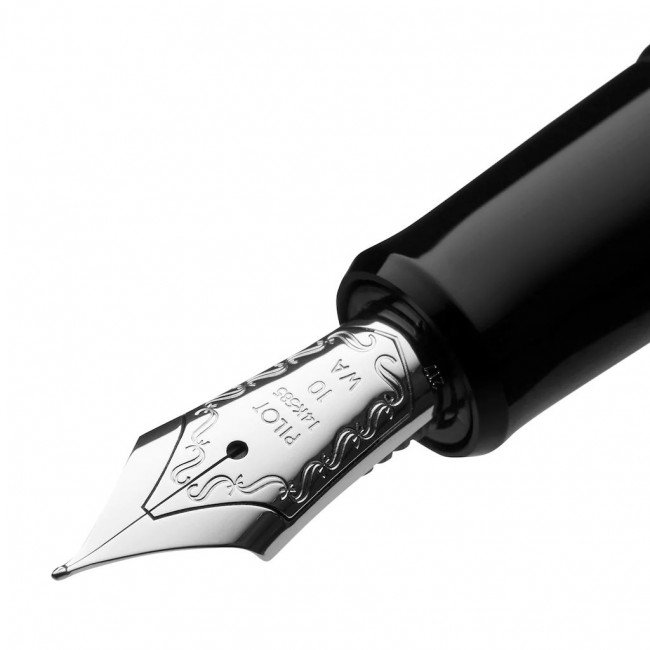 Перьевая ручка Pilot Custom Heritage 912 Золотое перо Черная Перьевая ручка Pilot Custom Heritage 912 Золотое перо Черная