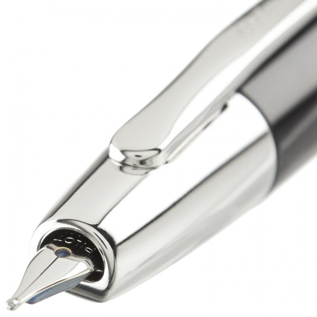 Перова ручка Pilot Capless Decimo з висувним пером Чорна Перова ручка Pilot Capless Decimo з висувним пером Чорна