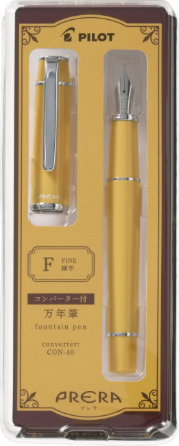 Перьевая ручка Pilot Prera Warm Yellow