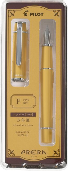 Перьевая ручка Pilot Prera Warm Yellow