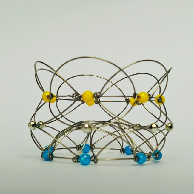 Развивающая антистресс игрушка «МЕТАМОРФОЗА 5 в 1» пластик сине-желтая Развивающая антистресс игрушка «МЕТАМОРФОЗА 5 в 1» пластик сине-желтая