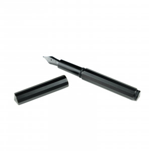 Перьевая ручка Ensso XS В алюминиевом корпусе Минималистичная карманная Черная