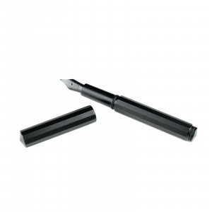 Перьевая ручка Ensso XS В алюминиевом корпусе Минималистичная карманная Черная