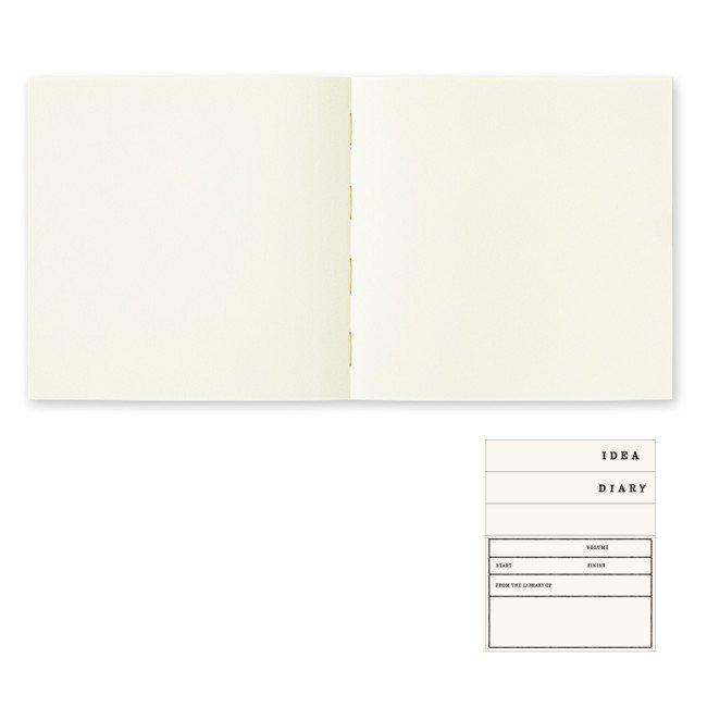 Блокнот для скетчингу та малювання Midori MD Notebook Thick - A5 Square - Blank
