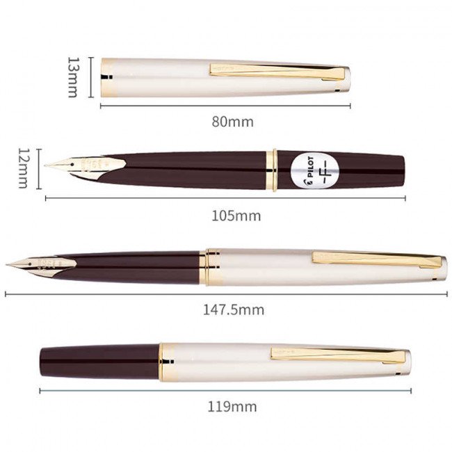 Перьевая ручка Pilot Elite 95S Бордовая с золотым пером Перьевая ручка Pilot Elite 95S Бордовая с золотым пером