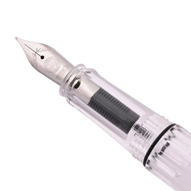 Перова ручка TWSBI Eco Fountain Pen Чорна демонстратор із вбудованою поршневою заправкою