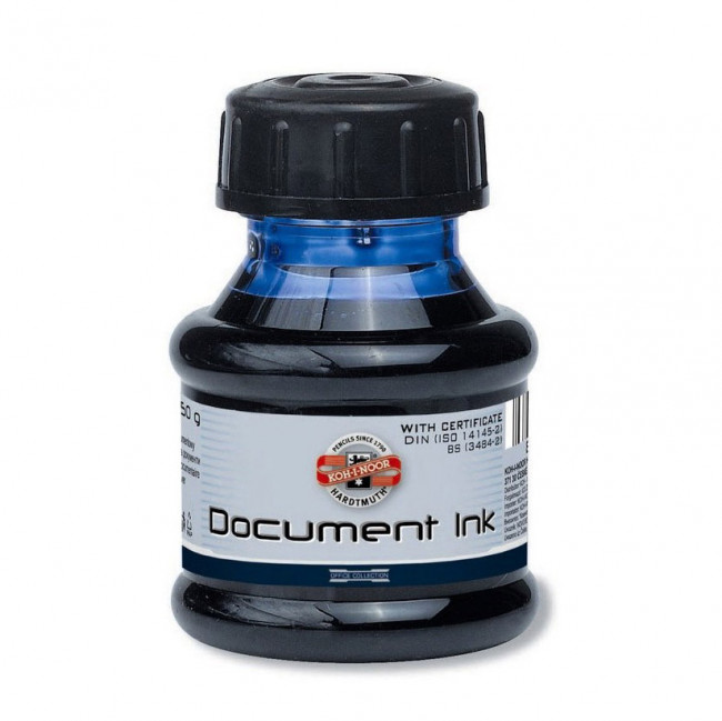 Водостойкие чернила K-I-N Document Ink 50мл для перьевых ручек Водостойкие чернила K-I-N Document Ink 50мл для перьевых ручек
