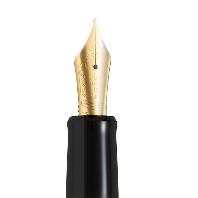 Перова ручка с золотим пером Pilot Custom 742 Black Перова ручка с золотим пером Pilot Custom 742 Black