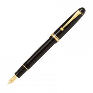 Перьевая ручка Pilot Custom 74 Черная Классический дизайн с золотым пером Перьевая ручка Pilot Custom 74 Черная Классический дизайн с золотым пером