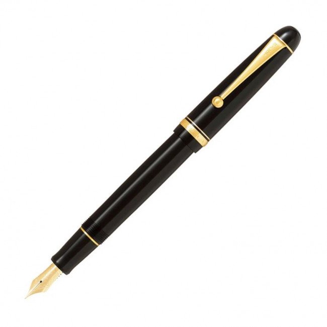 Перьевая ручка Pilot Custom 74 Черная Классический дизайн с золотым пером