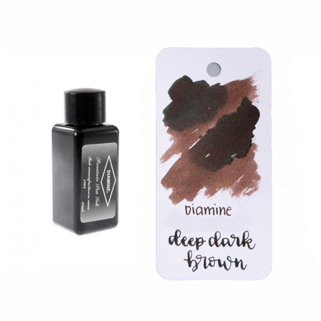 Чернила Diamine Ink 30мл Deep Dark для перьевой ручки насыщенные цвета Чернила Diamine Ink 30мл Deep Dark для перьевой ручки насыщенные цвета