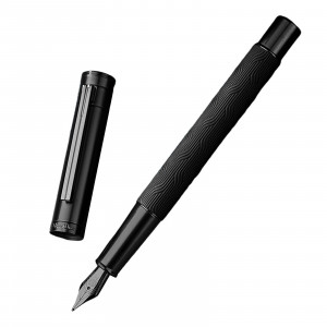 Перьевая ручка HongDian Retro 1861 Металл Черная